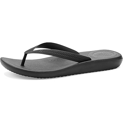 Сандалии FitFlop Iqushion Textured-Strap Flip-Flops