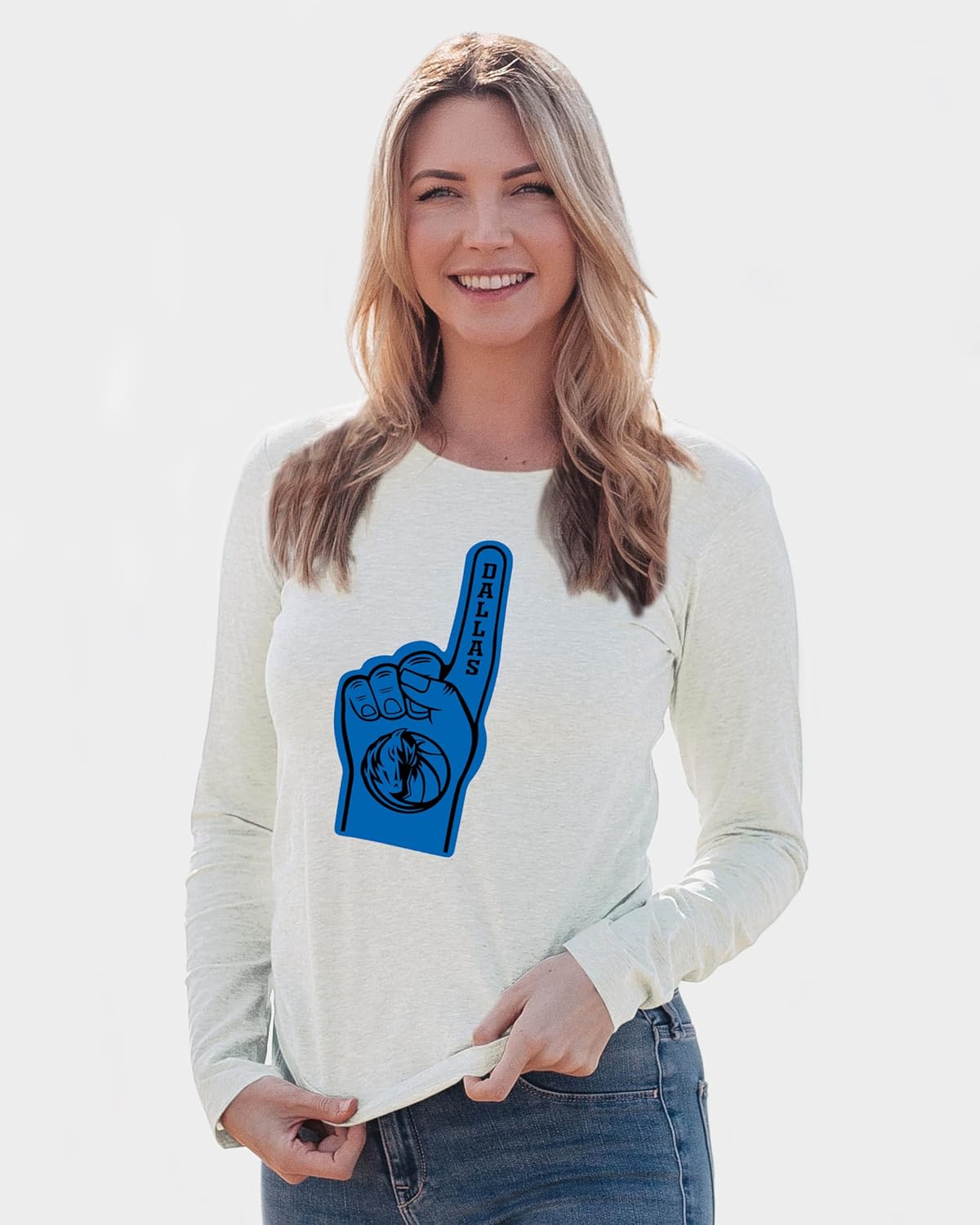 Blue 84 NBA Womens NBA Officially Licensed Women's Long Sleeve T-Shirt Icon Alternate Color