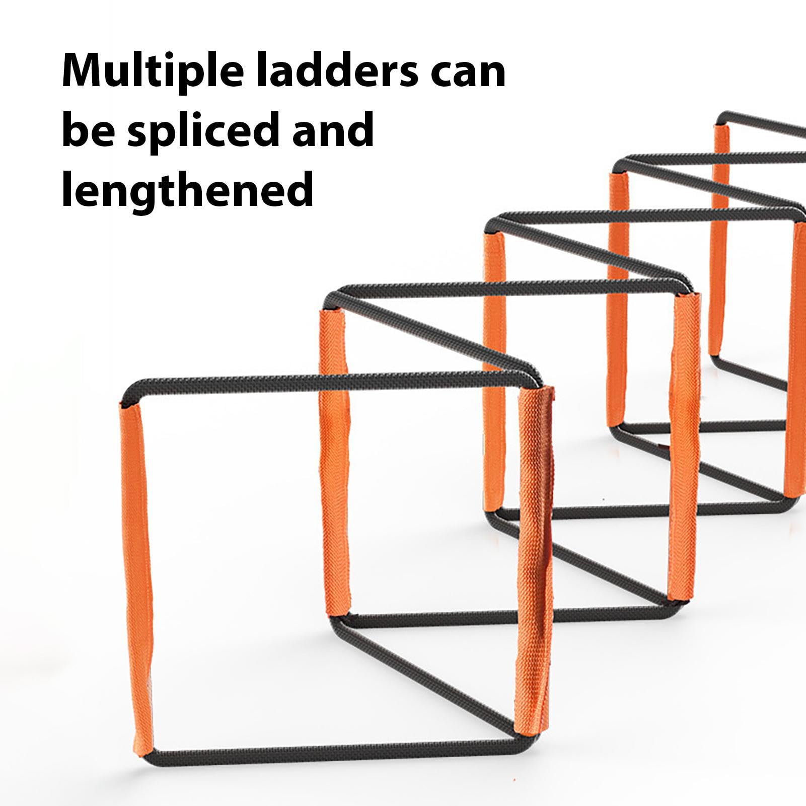 Scaletta Agilità Fitness 2.2mt | 6 Ostacoli 15.2cm Per Allenamento Coordinazione E Speed - Foto 8