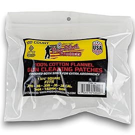 Gun Cleaning Patches - 100 Count - 1 3/4 Inch - Square