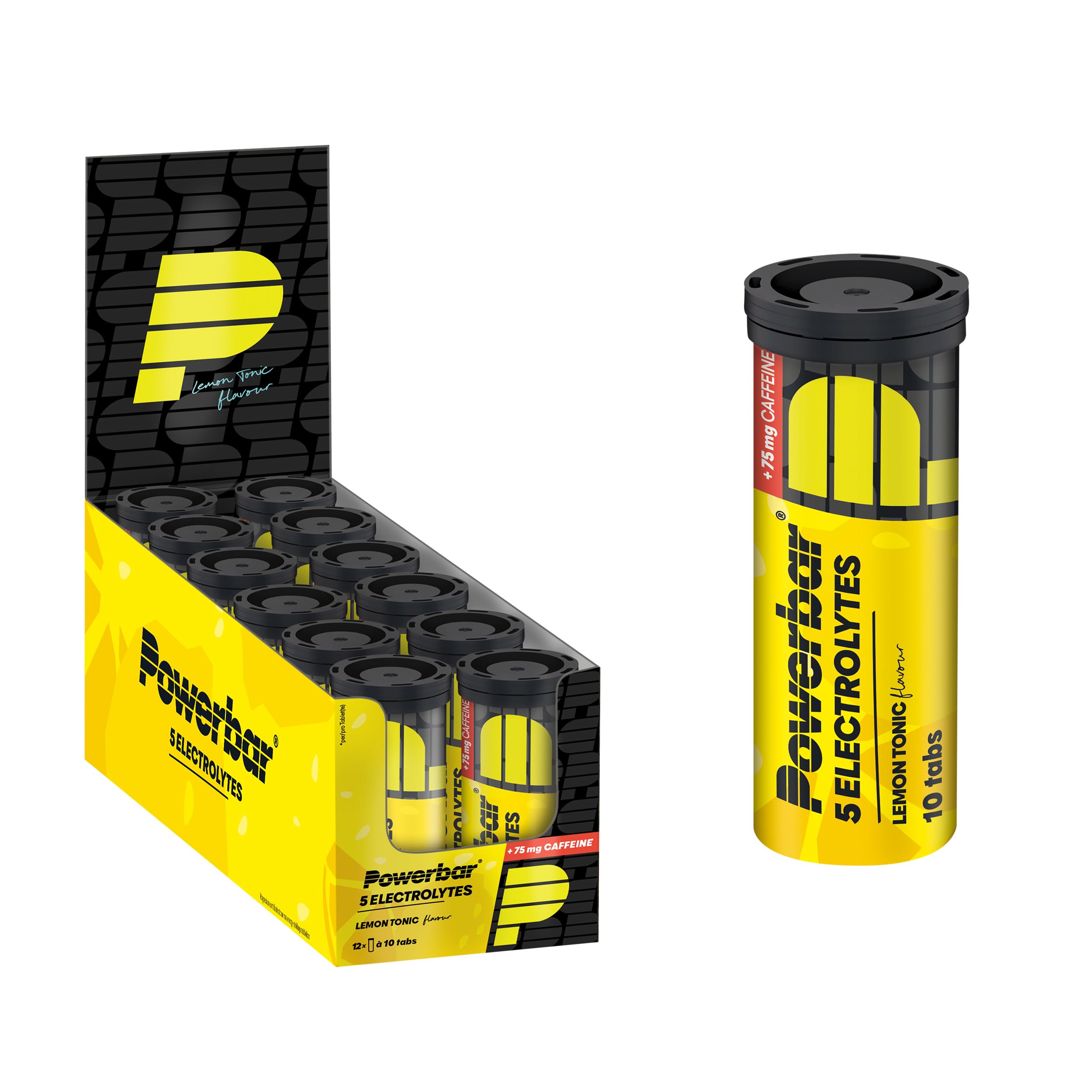 PowerBar 5Electrolytes Sports Drink 10er Brausetabletten 12er Pack Lemon Tonic