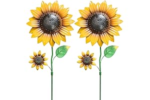 YEAHOME Sunflower Garden Stakes for Spring Garden Decor