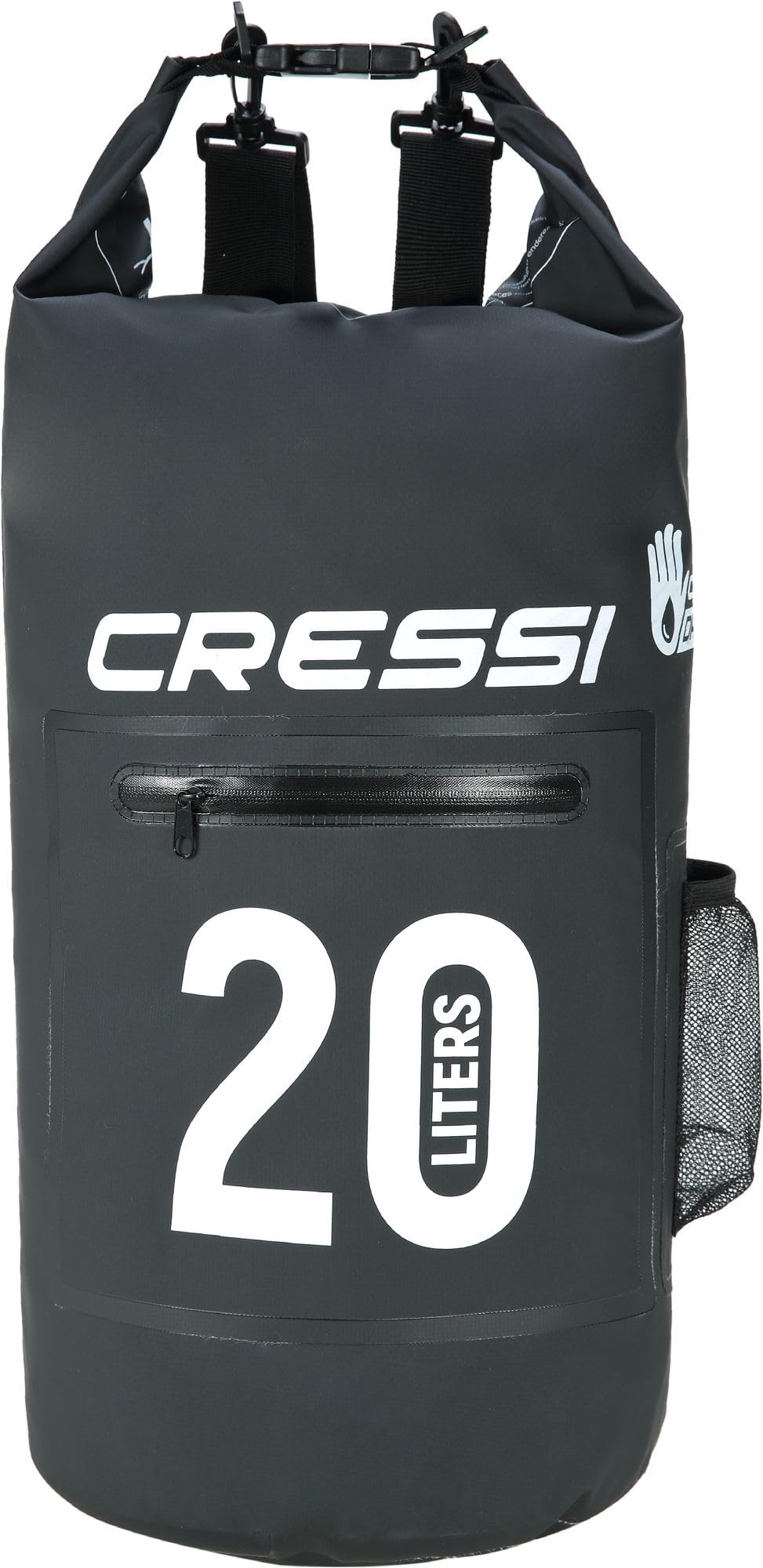 Cressi Unisex Adult Waterproof Dry Premium Bag - Black, 20 Litre