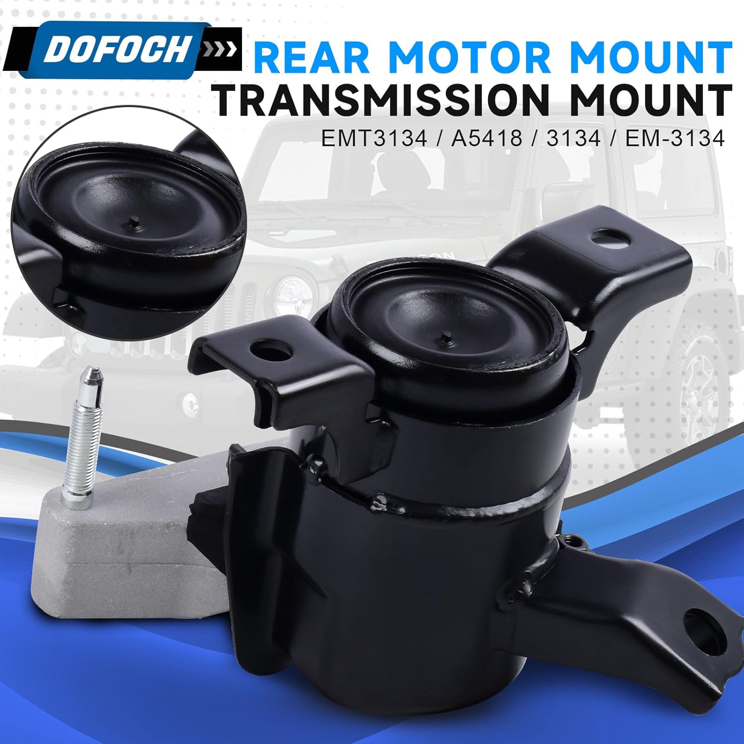 Engine Motor Mount & Trans Mount Fit for 2007-2012 Dodge Caliber 2007-2016 Jeep Compass Patriot 2.0L 2.4L Engine Replace# A5415 A5416 A5417 A5418 3131 3130 3145 3134