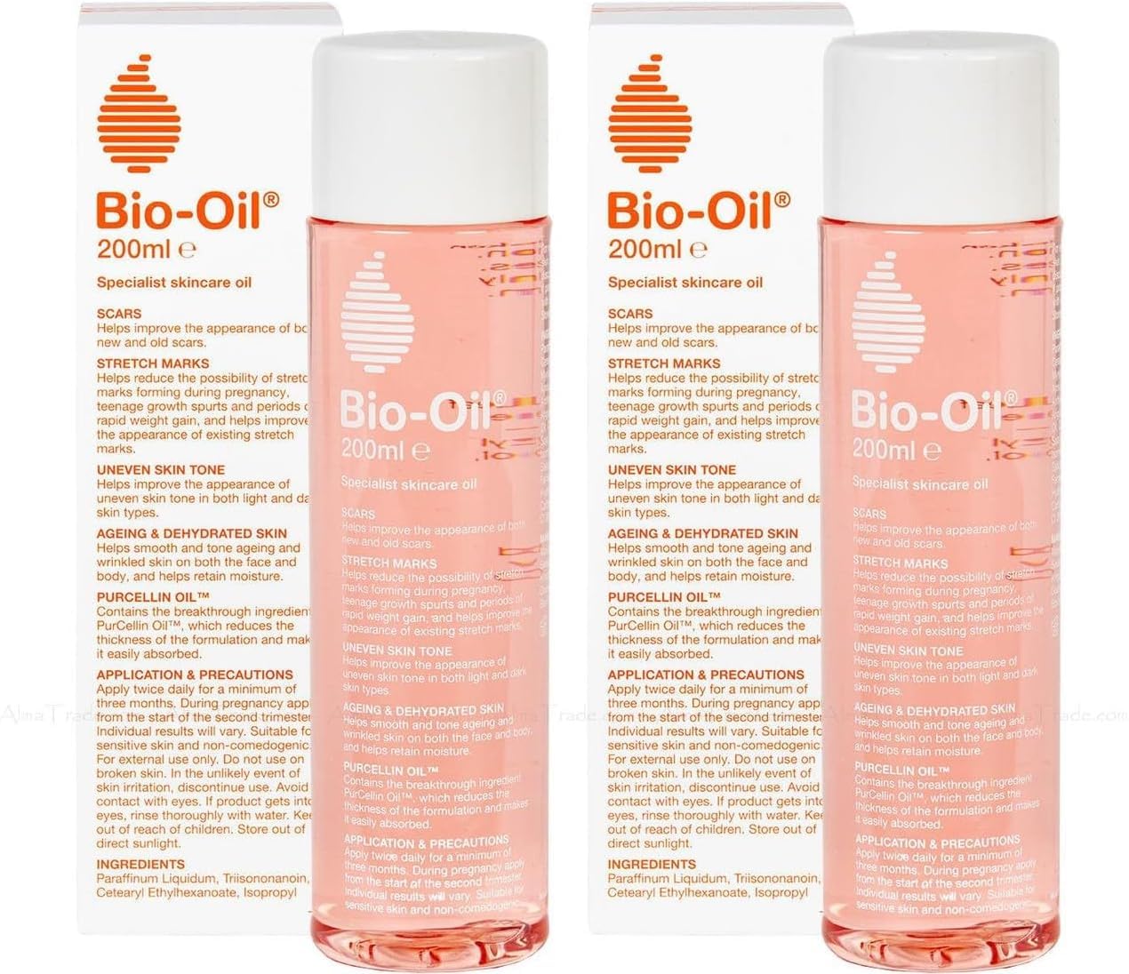 Bio Oil Skincare Facial Oil for Scars Stretch Marks and Uneven Skin Tone, 200ml, 2 Pack, 200 ml (Pack of 2) - Image 2