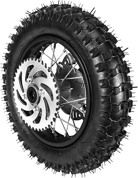 TDPRO 10" Rear Wheel 3.00-10 Tire Rim Disc Brake Assembly for Apollo Dirt Pit Bike CRF50 XR50