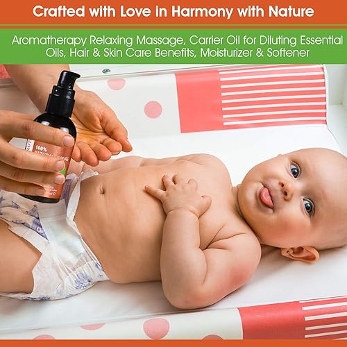 Miniatura 10 de Natural Solution Aceite de masaje 100% naturalmente puro, para masaje relajante de aromaterapia, aceite de argán orgánico, aceite de jojoba y aceite