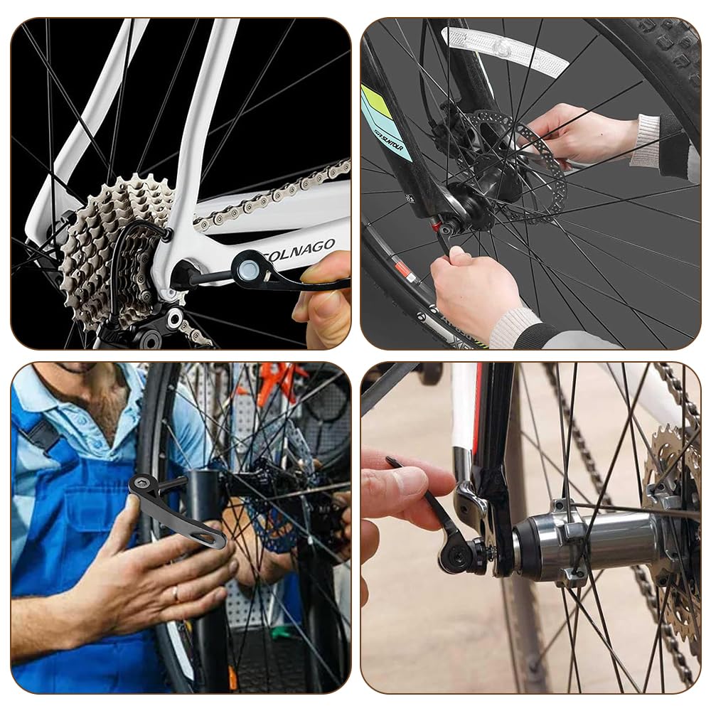 Serrage Rapide Axe de Roue Charbon Levier Moyeu Arrière