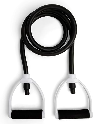 Miniatura 2 de Champion Sports Bandas de tubo de resistencia para hombres y mujeres, banda elástica duradera para entrenamiento de fuerza, estiramiento,