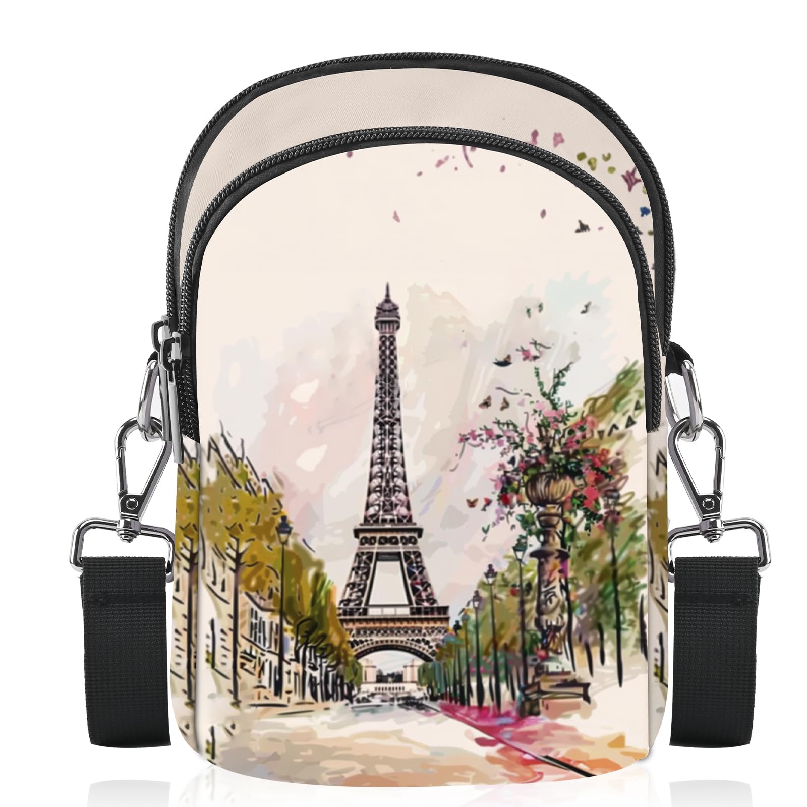 wiuurs Crossbody Bags for Women Cell Phone Purse Casual Shoulder Bag with Adjustable Strap Card Slots for Travel Work