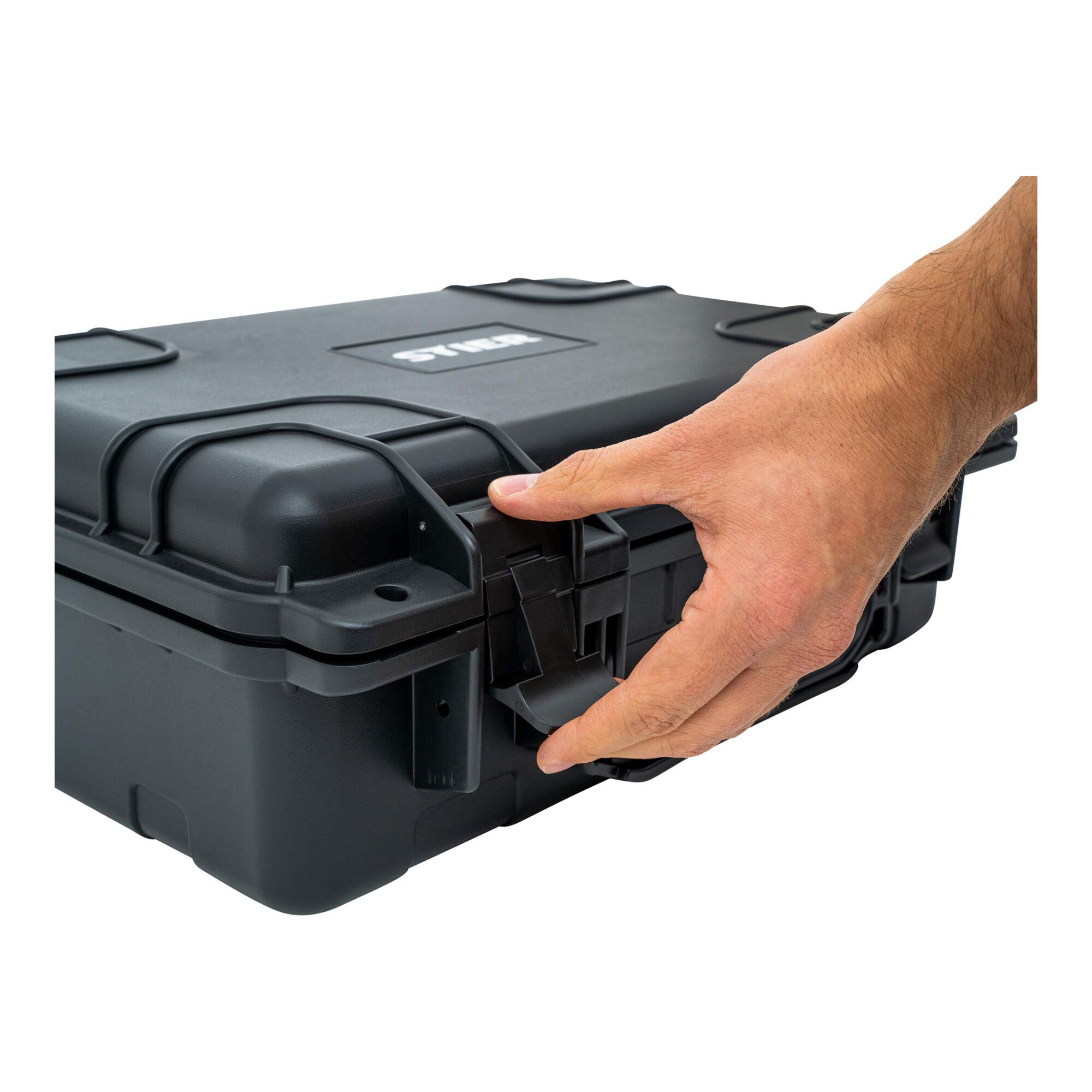 Valise STIER Universal Outdoor, homologuée pour le transport aérien, 418 x 317 x 151 mm, boîte étanche, valise pour appareil photo, mallette de transport, mallette en plastique