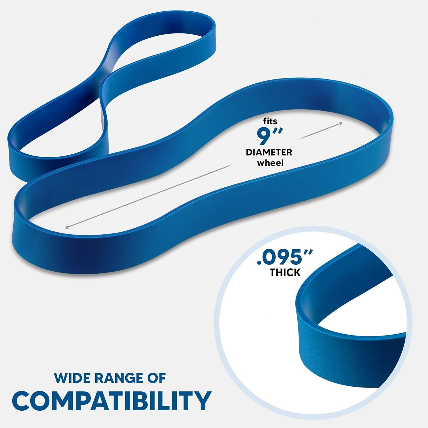 Urethane Band Saw Tires Fits - Ryobi 9 inch bandsaw tire - 2 Pack Heavy Duty Urethane Band Saw Tire - Urethane Bandsaw Tires - No Adhesive Needed - Made in the USA