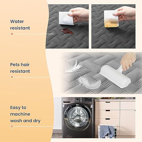 Miniatura 5 de gogobunny Manta impermeable 100 % de doble cara para perro, funda de cama suave para mascotas, reversible, protege muebles, sofá, auto para