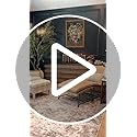 3X8 Washable Runner Rug for Hallway: Soft Neutral Modern Abstract Area Rug - Non-Slip Low Pile Long Throw Indoor Carpet for Kitchen Entryway Kitchen Bedroom Laundry Bathroom- Blue Grey