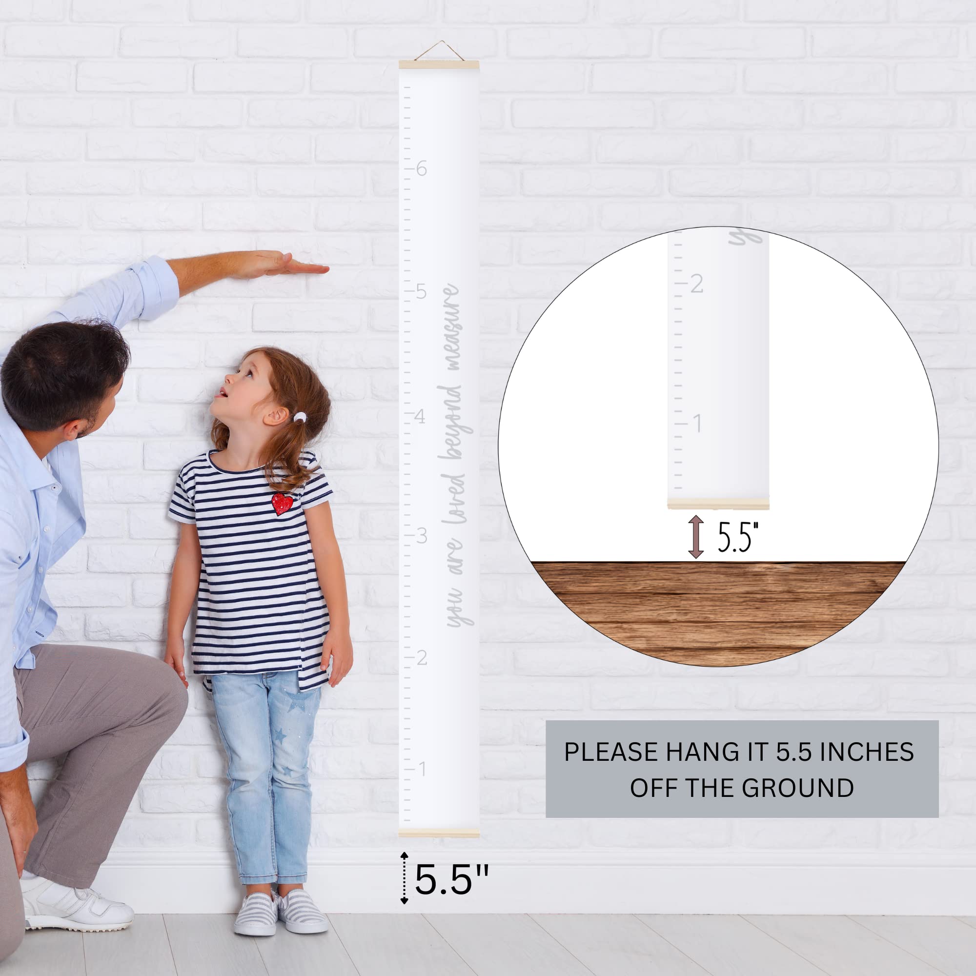 TABLA DE CRECIMIENTO Para Niños Tabla De Medición Altura Para Colgar En