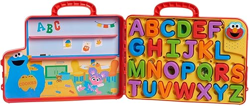 Miniatura 4 de SESAME STREET Just Play - Tablero de actividades de autobús con letras de aprendizaje de Elmo, aprendizaje y educación preescolar, juguetes para