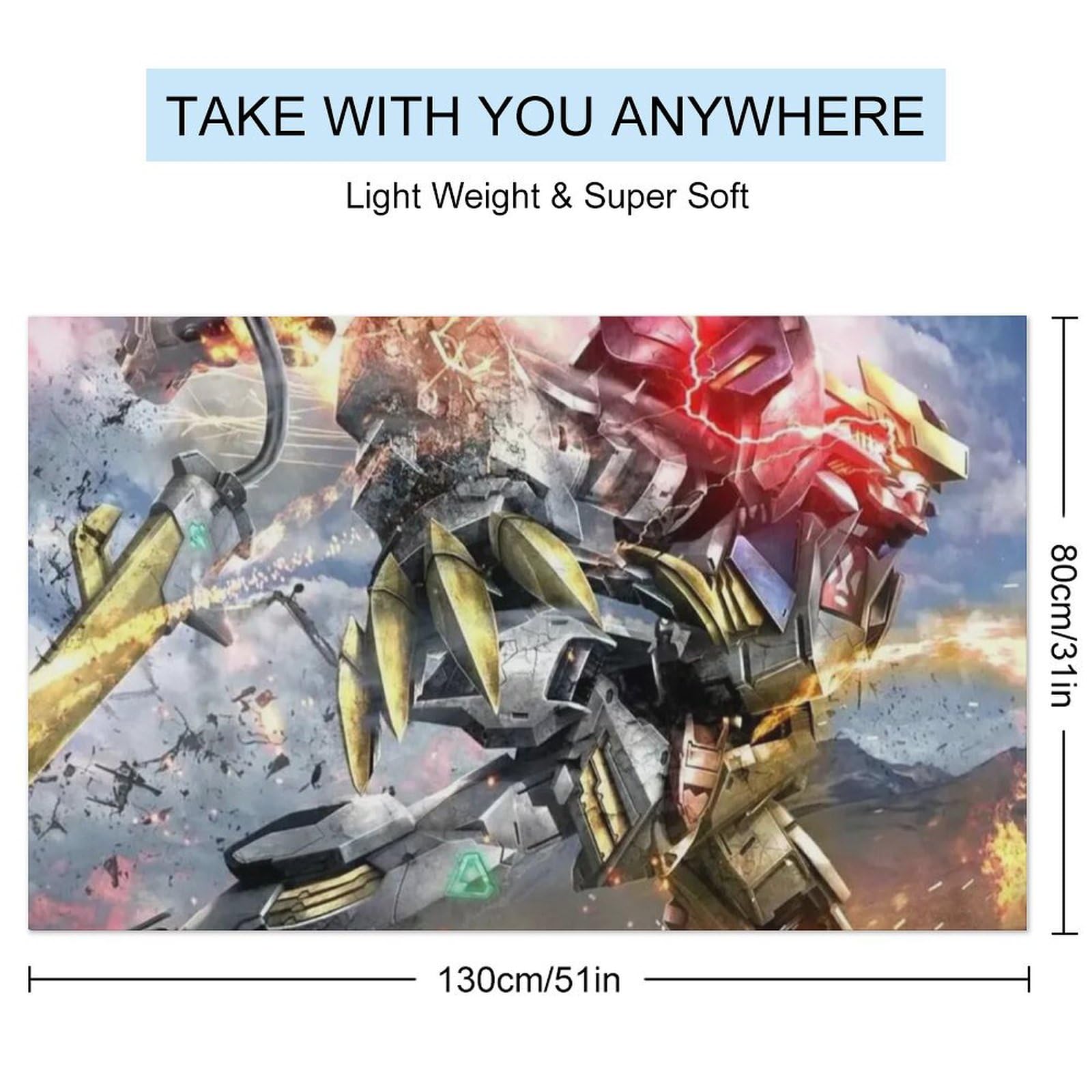 Amazon.co.jp: バスタオル 鉄血のオルフェンズ ガンダムバルバトス