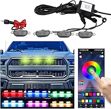 Led Front Grille Lights For 2004-2020 Ford F150,2017-2022 F250,2013-2018 Dodge Ram 1500 Raptor Style