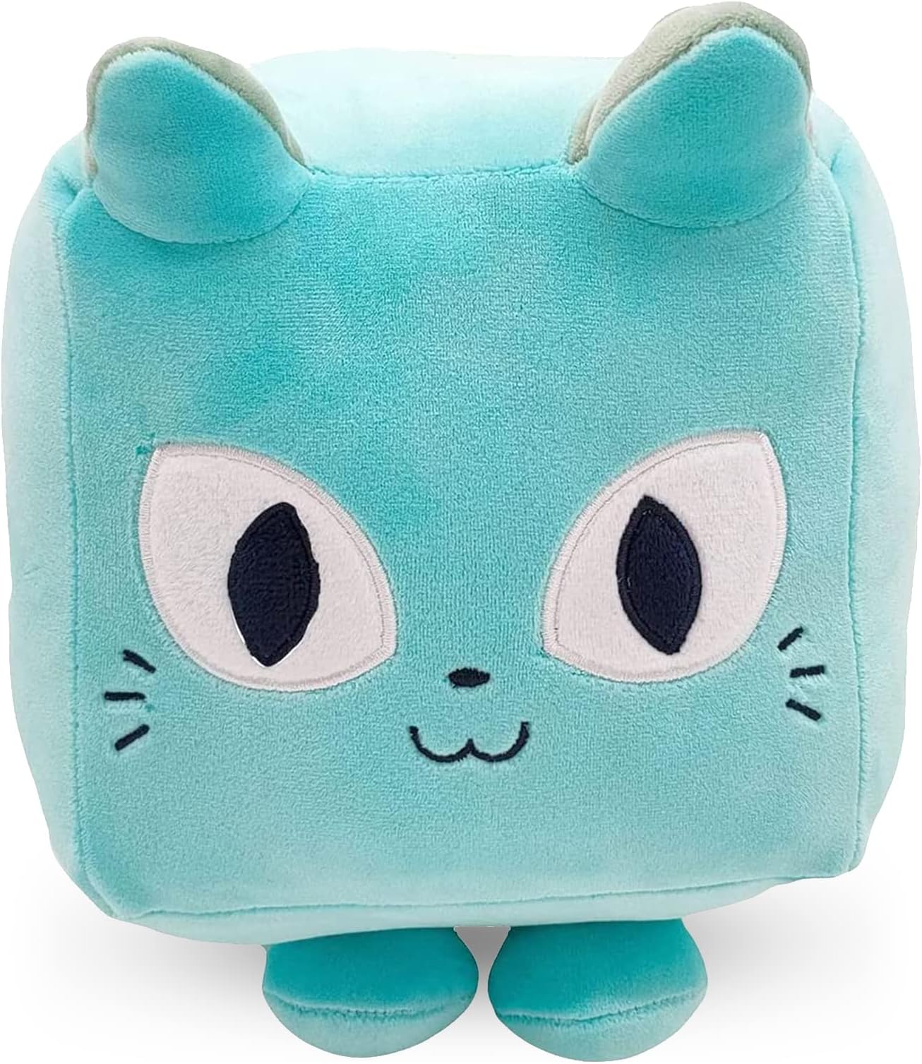 FURIENIDE 8 Inch Big Game Cat Plush Toy,Cat Plush Cartoon Square Cat Plushie Toy,Animal Cat Soft Stuffed Pillow for Kids and Fans
