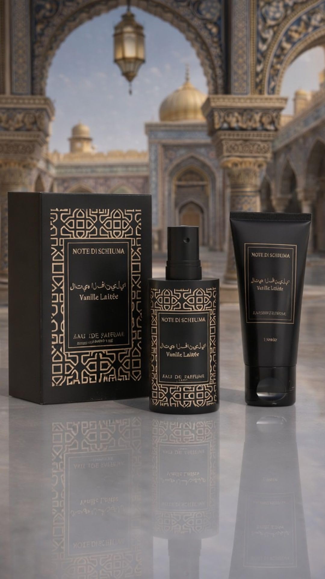 Kit Profumo Donna Vaniglia e Ambra – Eau de Parfum + Shower Gel al Guaranà Bio Tonificante – Set Regalo Profumato Pelle Sensibile, Fragranza Calda e Persistente, Dermatologicamente Testato