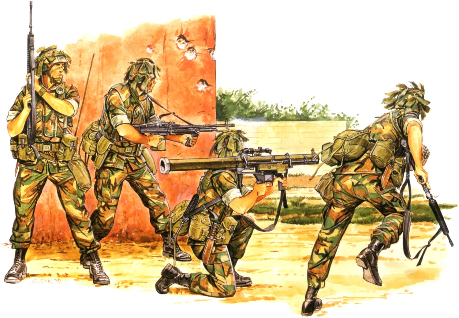 ドラゴンモデルズ製　USMC第4海兵師団バズーカマン　バーニー ドラゴンモデルズ製 USMC第4海兵師団バズーカマン バーニー