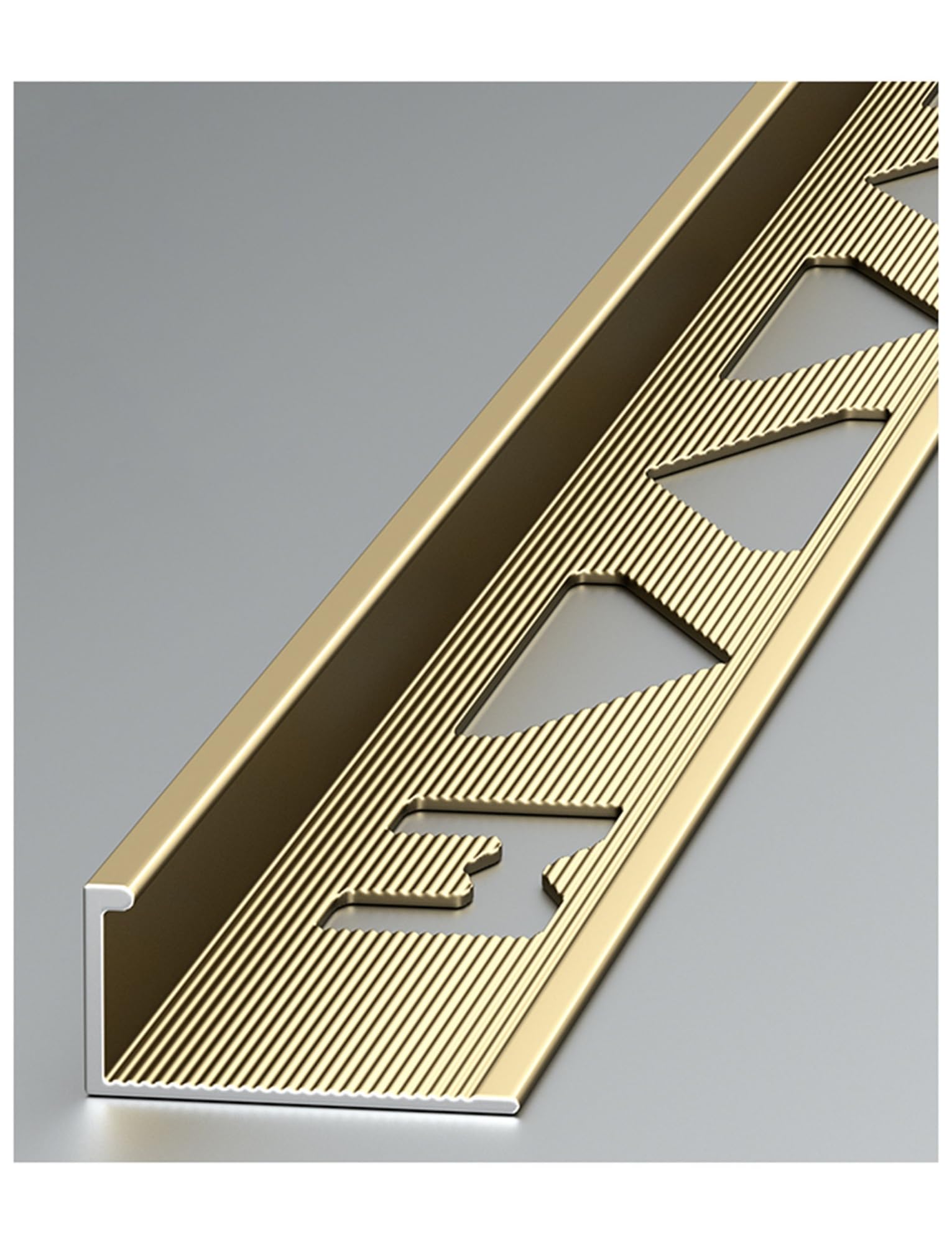 Aluminum Tile Edge Trim - for Corners & Tile to Wall Transitions | Paint Surface Guard | Heavy Duty Corner Protection