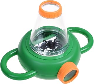 Beautyflier 1 Small Insect Magnifier Bug Magnifying Viewers with 5X Magnification Power and Handle for Children Kids Living Field Adventure Insert Collection Case Nature Exploration