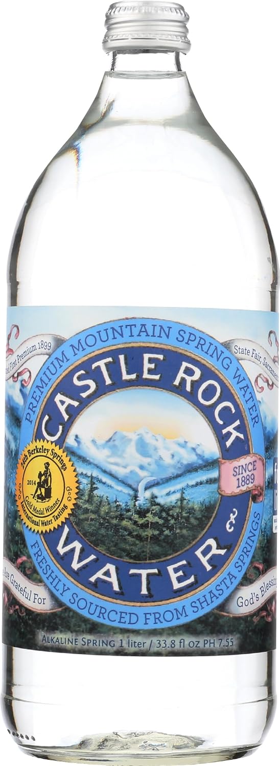 Castle Rock Water, Spring, 33.8 Fl Oz