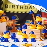 Vista 4 de Sratte 25 piezas de sombrero de construcción en miniatura, mini juguetes de construcción, sombreros de plástico para decoración de botellas