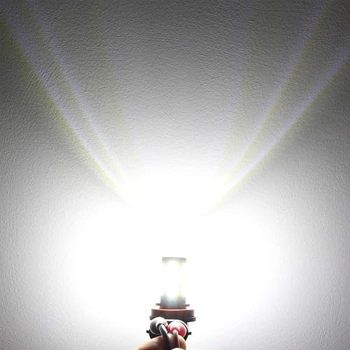 Miniatura 8 de Yonput 2 bombillas LED antiniebla 9006, 6500 K, xenón blanco, 2800 lúmenes, superbrillantes, 5730 33-SMD, luces LED para correr, bombillas DRL de