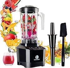 Ventray Blender Smoothie Maker 1500W 68 Oz Blender for Shakes and Smoothies Countertop Blender for Kitchen Professional Blender and Food Processor Combo with 6 Speed Settings 5 Programs