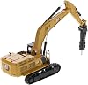 Diecast Master 1/87 Caterpillar CAT 395 Next Generation Hydraulic Shovel with Replacement Attachments