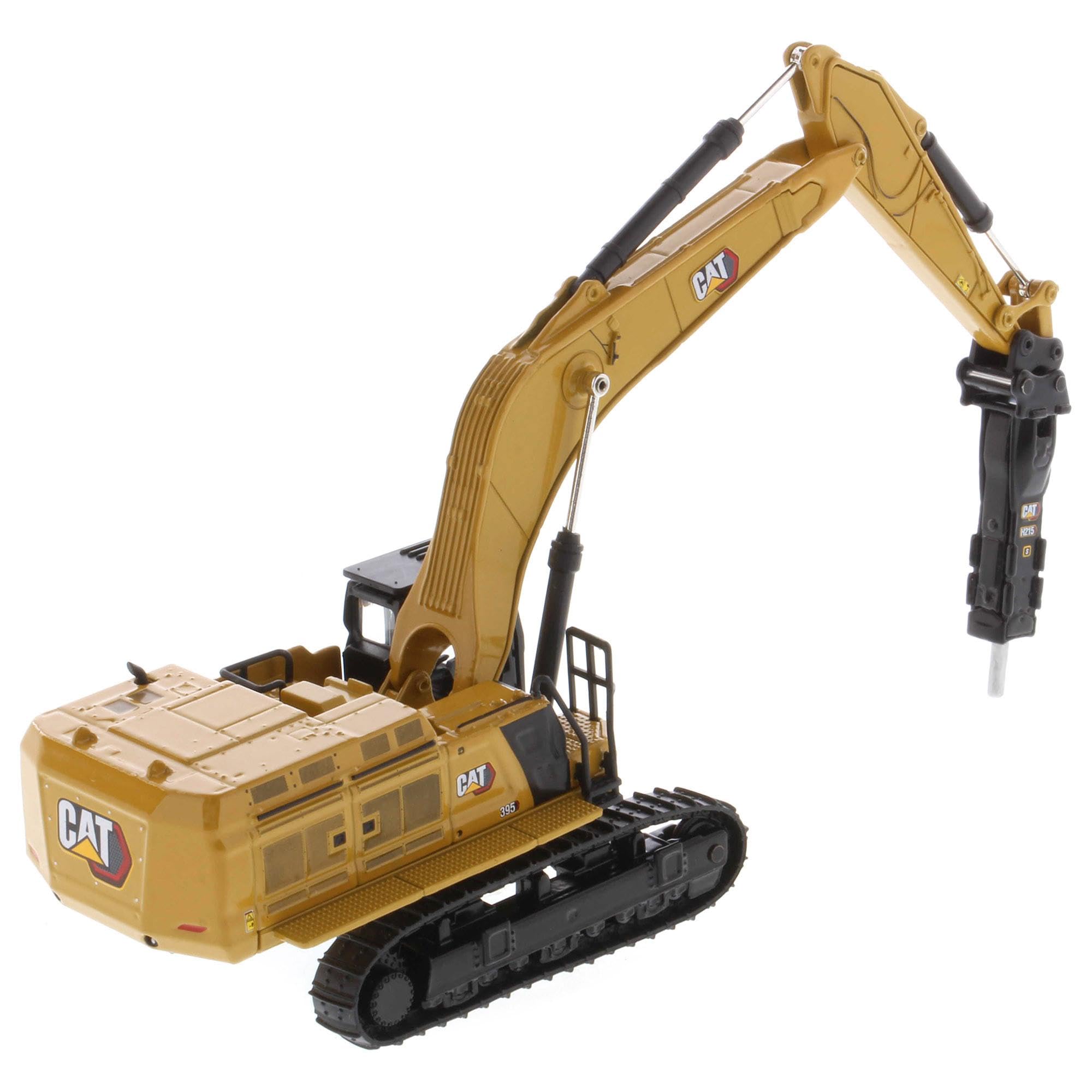 Diecast Masters 85688 - Escavatore Caterpillar con Attrezzi supplementari Cat 395 GP, Scala 1:87, Circa 5,1 x 7,6 x 16,2 cm, a Partire da 14 Anni