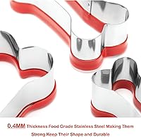 Vista 4 de 3-Piece Dog Bone Cookie Cutters Set - Dog Treats Cutters, Bone Shapes, 2.4" to 3.9" Soft PVC Coated