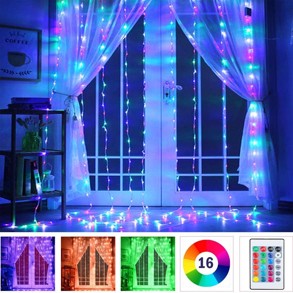 luci fiabesche per le feste in camera da letto