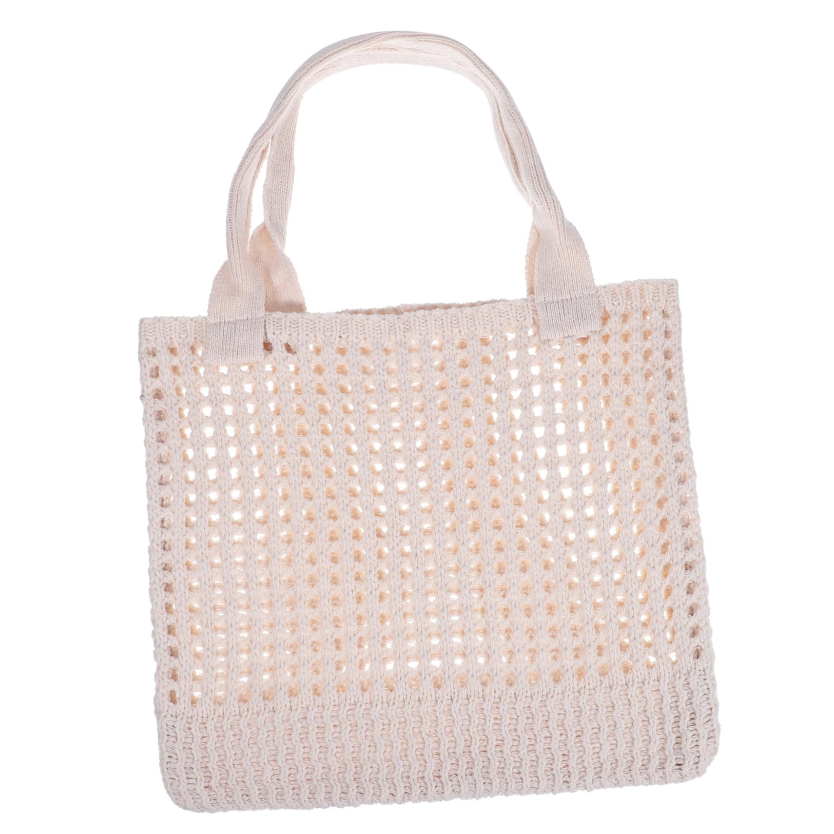 LIFKOME Borsa da Spiaggia Intrecciata in Fibra di Poliestere Borsa Tracolla Estiva Tote Bag Boho per Shopping e Vacanze