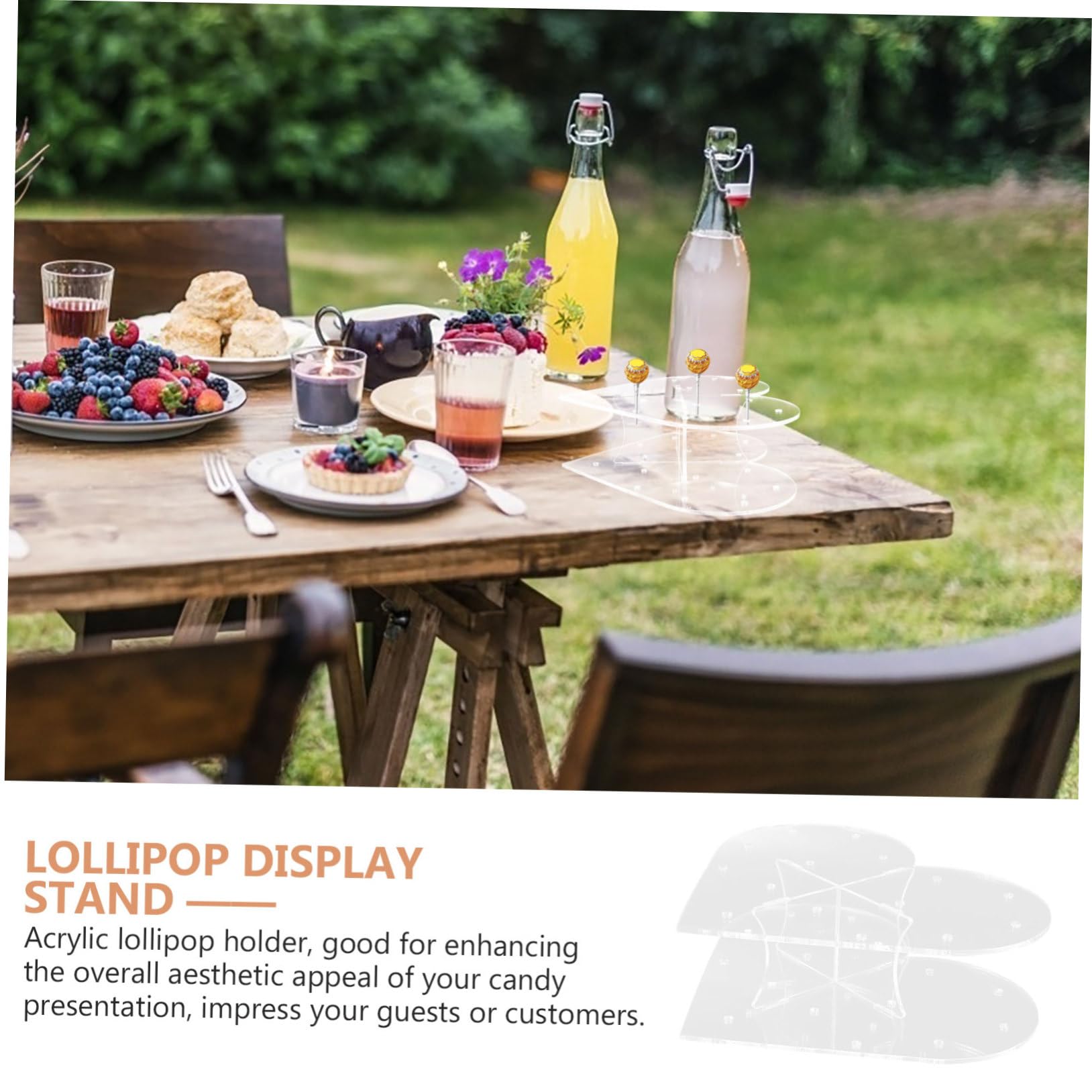 Herzförmiger Acryl Cake Pop Ständer Transparent Mit 15 Löchern Für Desserttisch Präsentation Lutscherhalter Party