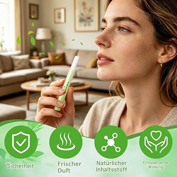 Mullein Lung Purifier Pack of 8 Gentle herbal formula for breathing ease relieves anxiety inhaler pen for men and women