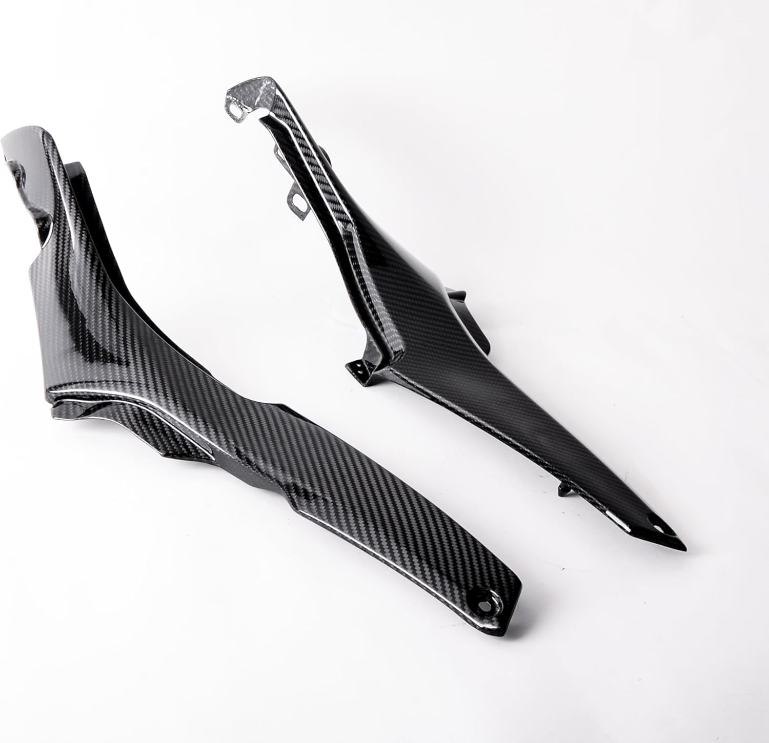 Bestem Carbon Fiber Tank Side Panel Covers Trim Fairing Cowling Twill for 2022 Yamaha R7
