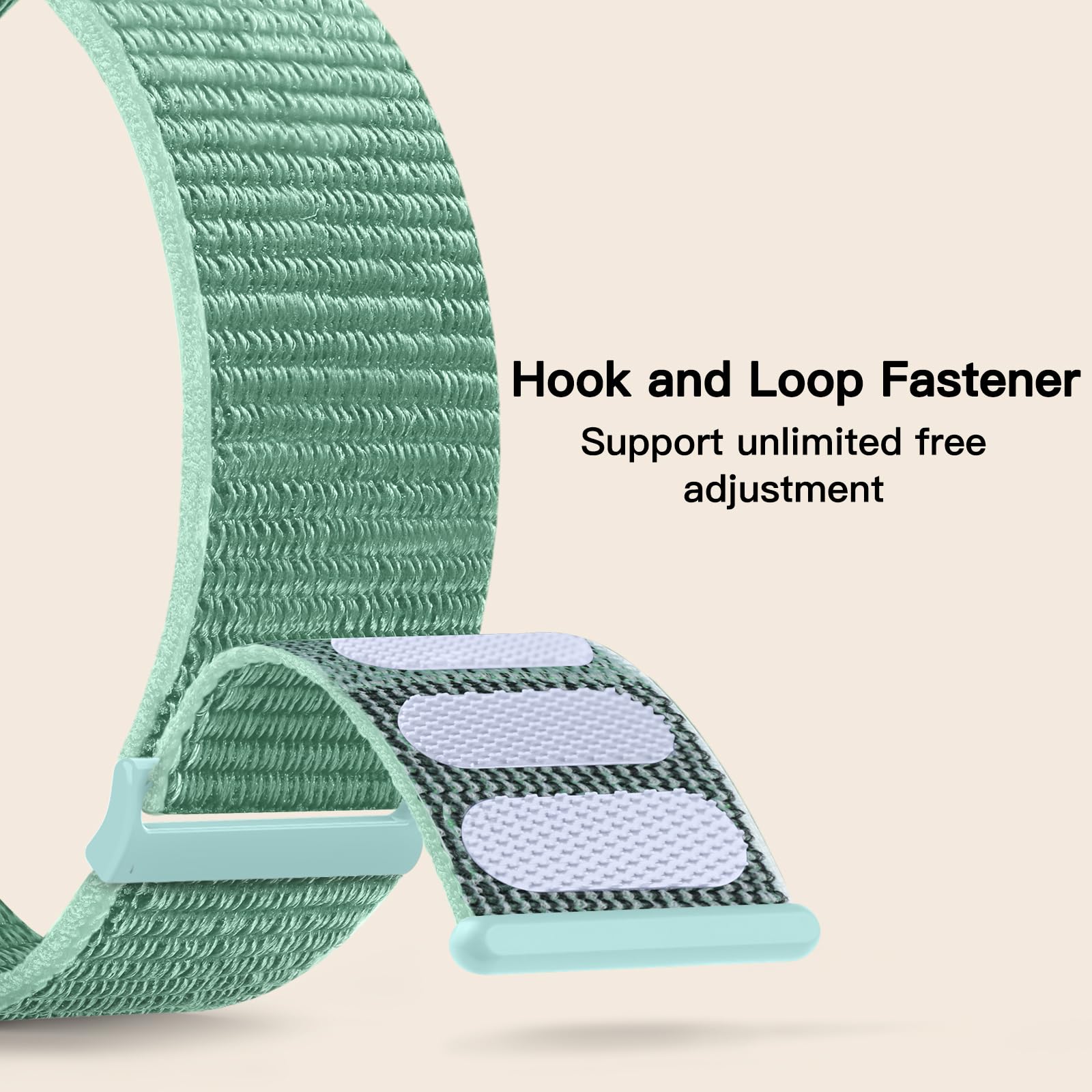 Yoohoo Nylon Cinturino Compatibile con cinturino Apple Watch 38mm 40mm 41mm 42mm(Series 10) uomo donna, cinturino sportivo regolabile per iWatch Serie 10 9 8 7 6 5 4 3 2 1 SE SE2 Ultra Ultra2