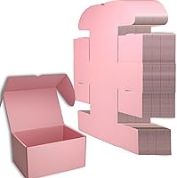 Vista 47 de Cajas de envío negras para pequeñas empresas, paquete de 20 cajas de cartón corrugado de 12 x 8 x 3 pulgadas para envío, embalaje, regalos