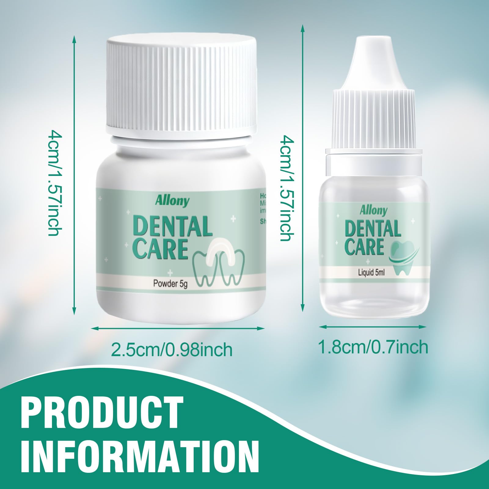 Cemento Dental Composite Kit de Fijación para Corona y Puente