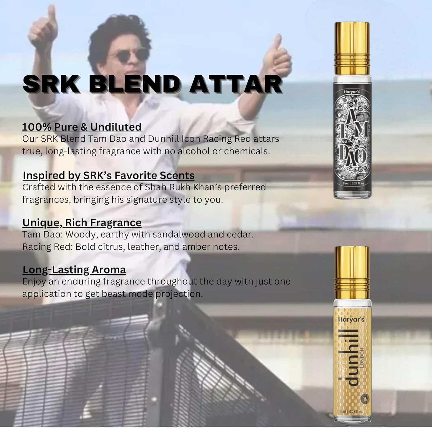 Haryar's Diptyque Tam Dao attar | inspired by sharukh khan - Image 7 thumbnail