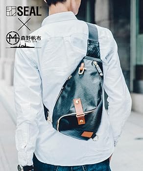 Amazon | 森野帆布 x SEAL 防水 ワンショルダー spiral ボディバッグ 