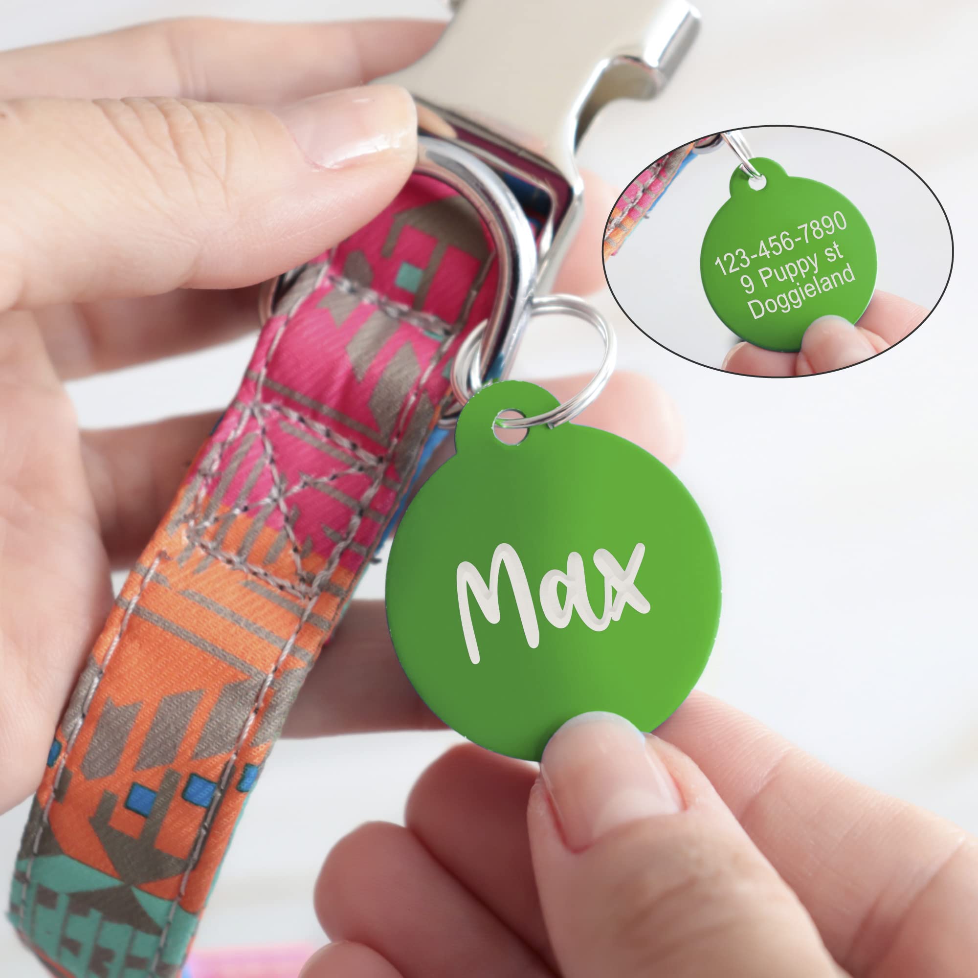 LuckyPet Replacement Attachment Strips Jewelry Collar Tags for Dogs & Cats - Set of 3 Strips