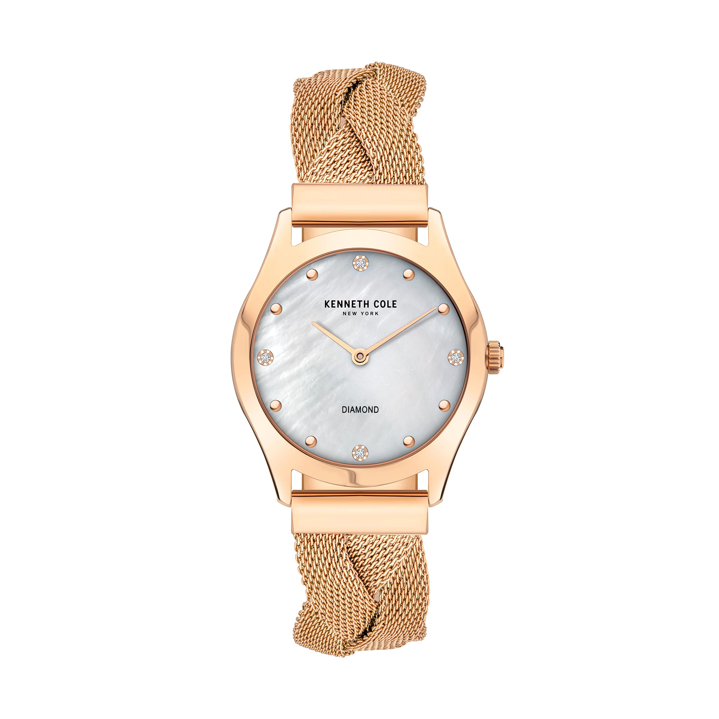 Kenneth Cole Quartz Analog Mother of Pearl Dial Stainless Steel Strap Watch for Women-NEKCWLG2105702LD (B09FTK2JCY) Amazon Price History, Amazon Price Tracker