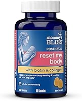 Vista 1 de Mommy's Bliss Gomitas de apoyo posnatal Reset My Body con biotina y colágeno, apoya la energía posparto, la curación y la salud