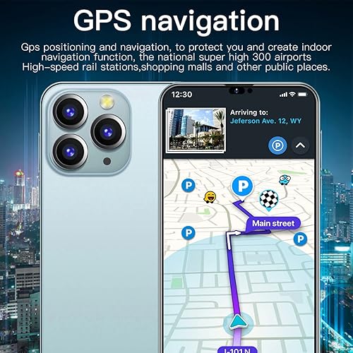 Miniatura 3 de Teléfono celular desbloqueado 3G, pantalla HD de 6.1 pulgadas, ranuras Dual SIM 3G, 2 GB de RAM 32 GB de ROM, teléfono móvil desbloqueado con