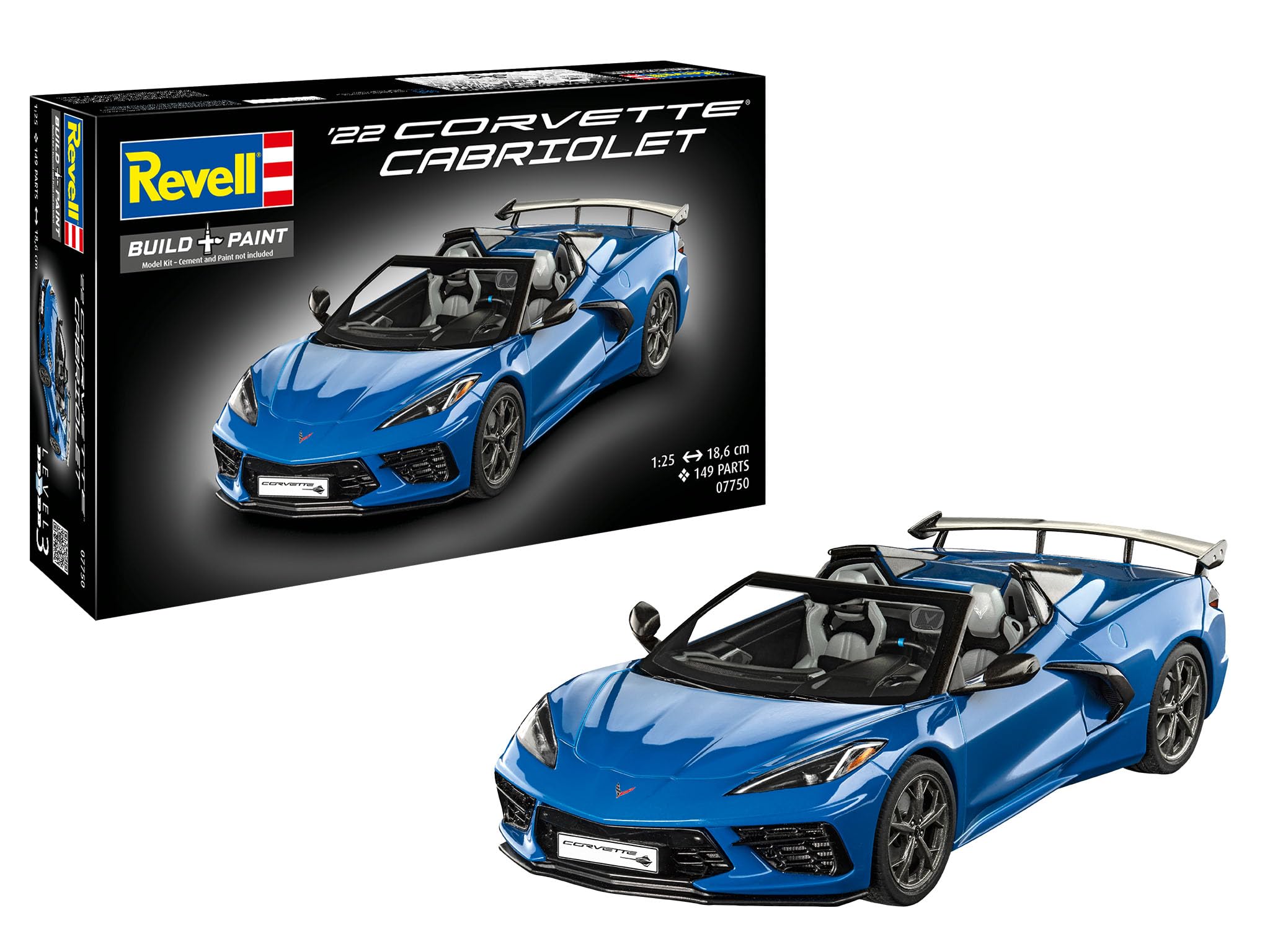 Amazon | ドイツレベル 1/25 コルベット C8 カブリオレ プラモデル