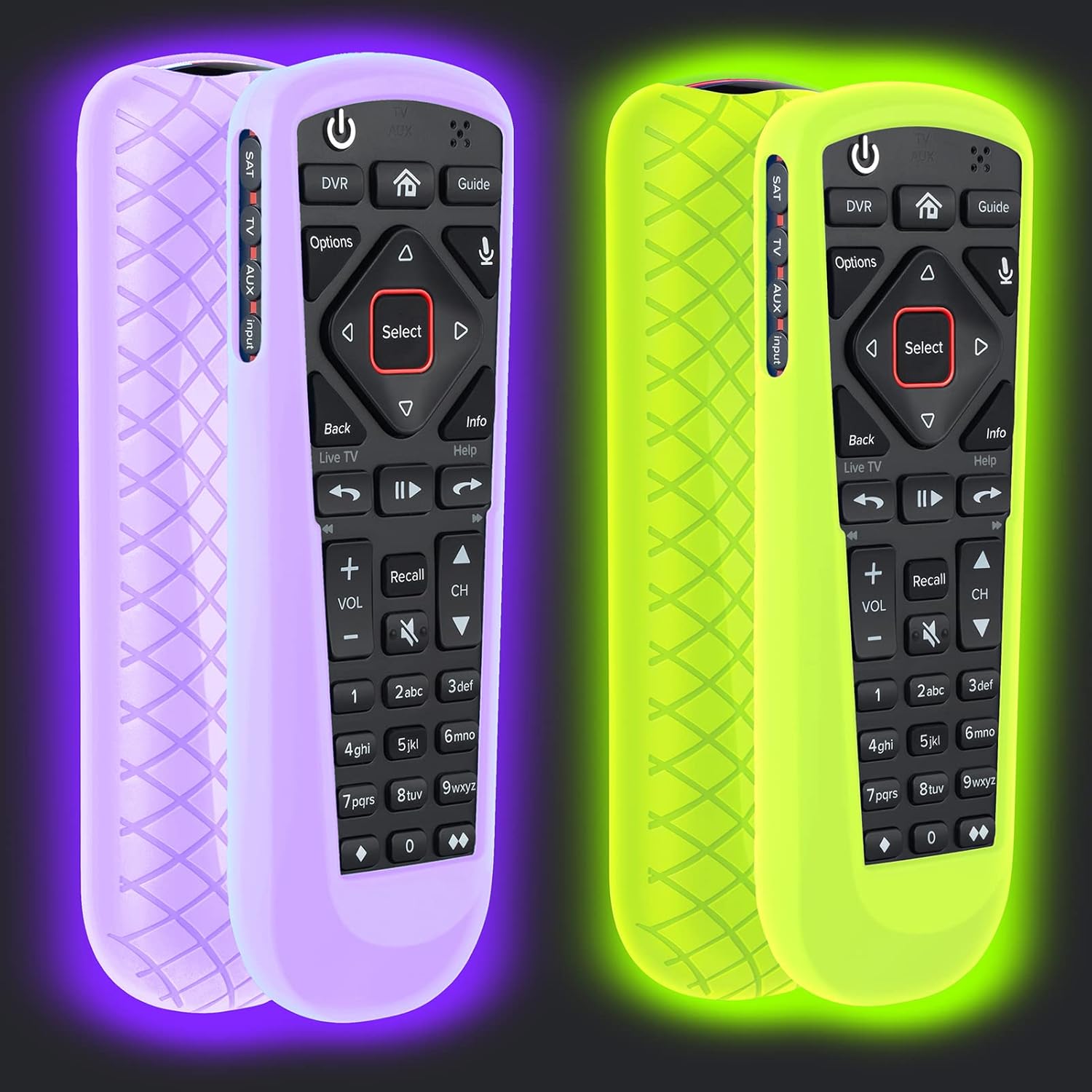 2 Pack Cover for Dish Network Remote, Case for Dish TV